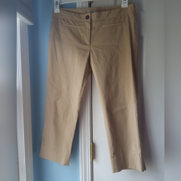 MIU MIU💥Nwot💥Tan Capri Pants with Slits - Picture 1 of 7